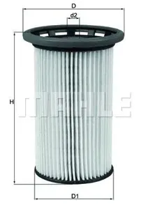 KNECHT/MAHLE KX342 Фильтр топливный Audi VW Skoda 1.6-2.0TDI 2005=>