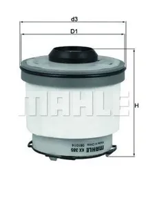 KNECHT/MAHLE KX385D Фильтр топливный Ford Ranger 2.2TDCI 11>