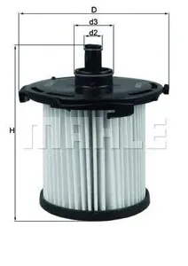 KNECHT/MAHLE KX387D Фильтр топливный