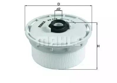 KNECHT/MAHLE KX479D Фильтр топливный 4.5TD