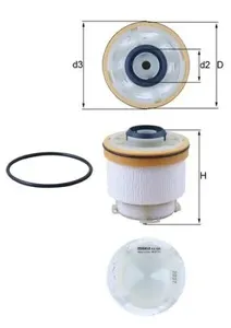 KNECHT/MAHLE KX586D Фильтр топливный