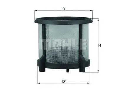 KNECHT/MAHLE KX72D1 Фильтр топливный