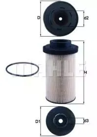 KNECHT/MAHLE KX801D Фильтр топливный