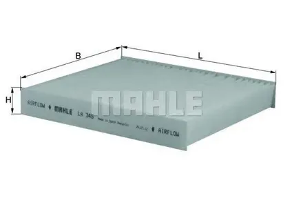 KNECHT/MAHLE LA345 Фильтр салона Subaru Impresa 1.5-2.5 00>