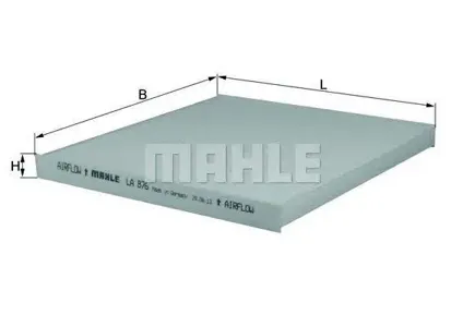 KNECHT/MAHLE LA876 Фильтр салона Hyundai Sonata YF 10- Santa Fe 12-