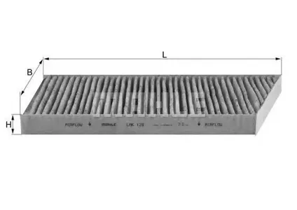 KNECHT/MAHLE LAK129 Фильтр салона Mercedes W203S203CL203C209A209 -11