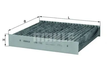 KNECHT/MAHLE LAK155 Фильтр салона угольный