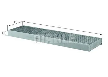 KNECHT/MAHLE LAK171 Фильтр салона угольный
