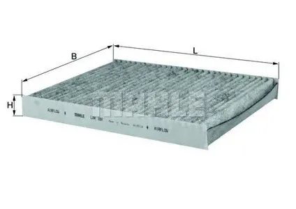 KNECHT/MAHLE LAK182 Фильтр салона угольный