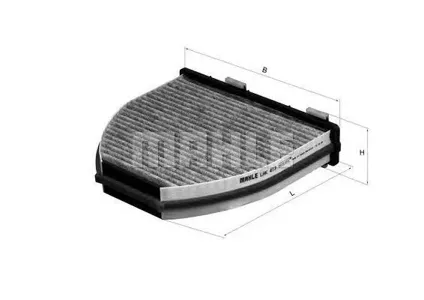 KNECHT/MAHLE LAK413 Фильтр салона (угольный)