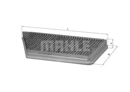 KNECHT/MAHLE LAK57 Фильтр салона угольный