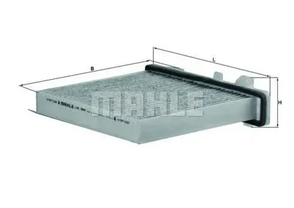 KNECHT/MAHLE LAK589 Фильтр салона угольный