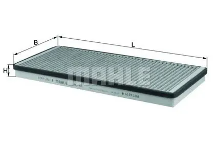 KNECHT/MAHLE LAK83 Фильтр салона угольный