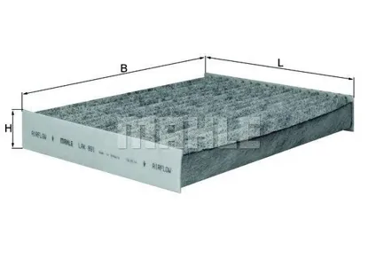KNECHT/MAHLE LAK891 Фильтр салона угольный