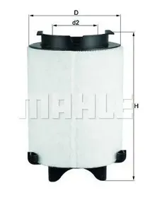 KNECHT/MAHLE LX15661 Воздушный фильтр