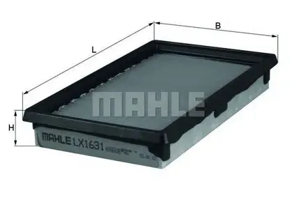 KNECHT/MAHLE LX1631 Воздушный фильтр