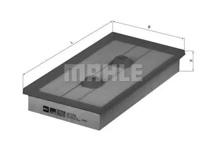 KNECHT/MAHLE LX1643 Воздушный фильтр Audi A3VW Golf V, Passat Skoda Octavia 1.6L FSI 2003=>
