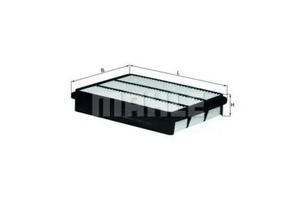 KNECHT/MAHLE LX1700 Воздушный фильтр Toyota Land Cruiser 4.7L V8 98-, Land Cruiser Prado 2.7L 02-, Lexus GX I, II02-