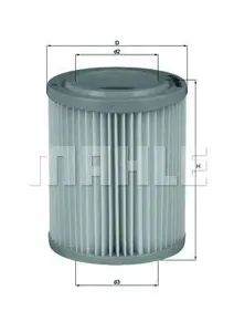 KNECHT/MAHLE LX1768 Воздушный фильтр