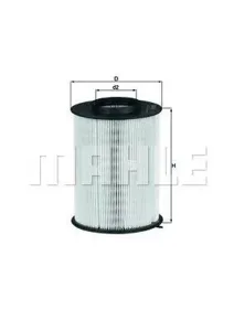 KNECHT/MAHLE LX17803 Воздушный фильтр Ford C-Max Focus , Volvo S40V50 1.6-2.0iDTDCi 04>