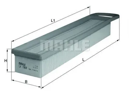 KNECHT/MAHLE LX1969 Воздушный фильтр