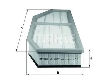 KNECHT/MAHLE LX2067 Воздушный фильтр
