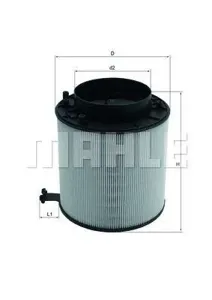 KNECHT/MAHLE LX2091D Воздушный фильтр Audi A4A5Q5 3.0 2012