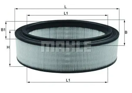 KNECHT/MAHLE LX2844 Воздушный фильтр Renault Logan 1.4-1.6 2004=>