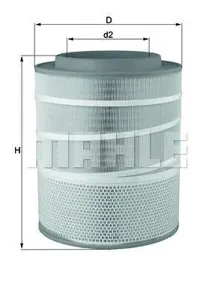 KNECHT/MAHLE LX3141 Воздушный фильтр