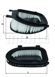 KNECHT/MAHLE LX3541 Воздушный фильтр BMW X3 2011