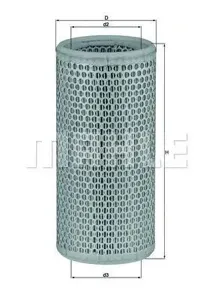 KNECHT/MAHLE LX502 Воздушный фильтр Citroen Peugeot