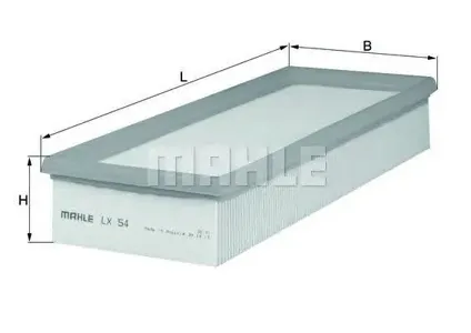 KNECHT/MAHLE LX54 Воздушный фильтр