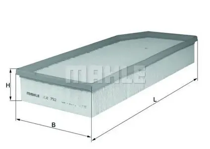 KNECHT/MAHLE LX752 Воздушный фильтр