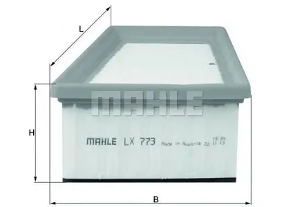 KNECHT/MAHLE LX773 Воздушный фильтр Renault Laguna Megane Scenic Lada Largus