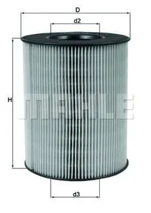 KNECHT/MAHLE LX794 Воздушный фильтр