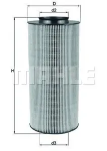 KNECHT/MAHLE LX918 Воздушный фильтр Audi A2VW Polo , Lupo 1.2-1.9L