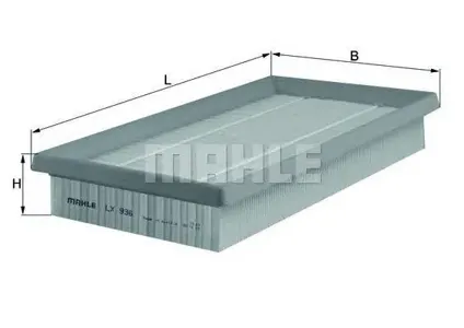 KNECHT/MAHLE LX936 Воздушный фильтр
