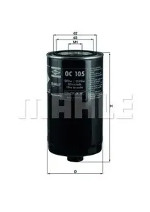 KNECHT/MAHLE OC105 Фильтр масляный