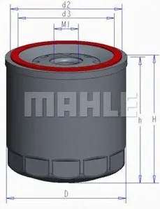 KNECHT/MAHLE OC1196 Фильтр масляный Polar Stone TSITFSI 12-
