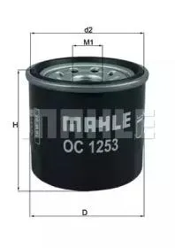 KNECHT/MAHLE OC1253 Фильтр масляный