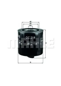 KNECHT/MAHLE OC214 Фильтр масляный