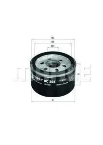 KNECHT/MAHLE OC306 Фильтр масляный BMW MOTO