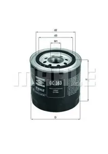 KNECHT/MAHLE OC383 Фильтр масла выс. ОС383 ВАЗ 01-07