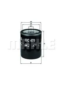 KNECHT/MAHLE OC478 Фильтр масляный