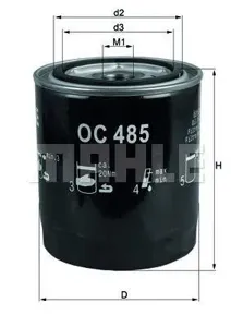 KNECHT/MAHLE OC485 Фильтр масляный
