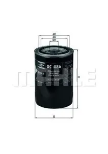 KNECHT/MAHLE OC486 Фильтр масляный