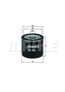 KNECHT/MAHLE OC494 Фильтр масляный