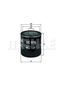 KNECHT/MAHLE OC976 Фильтр масляный