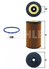 KNECHT/MAHLE OX1058D Фильтр масляный