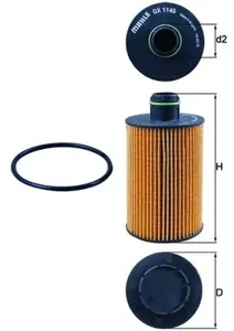 KNECHT/MAHLE OX1145D Фильтр масляный Jeep Grand Cherokee 3.0D 11-